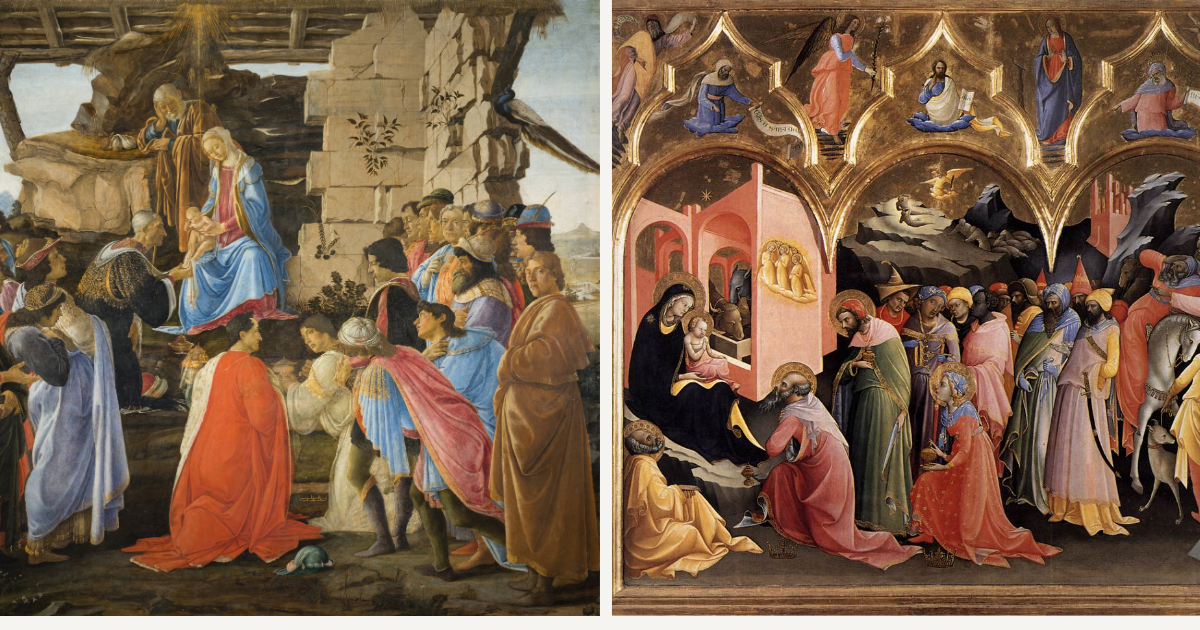 Epiphany: The last of the winter holidays in Italy || Sandro Botticelli & Lorenzo Monaco