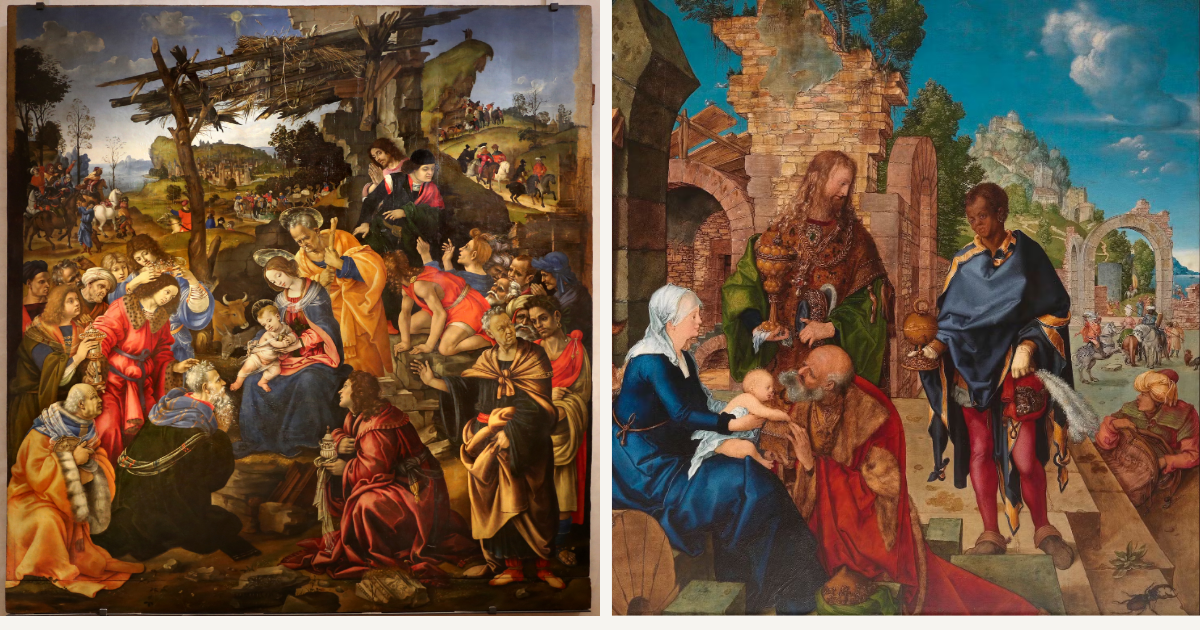 Epiphany: The last of the winter holidays in Italy || Filippino Lippi & Albrecht Dürer