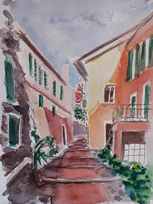 Carruggio in Liguria
